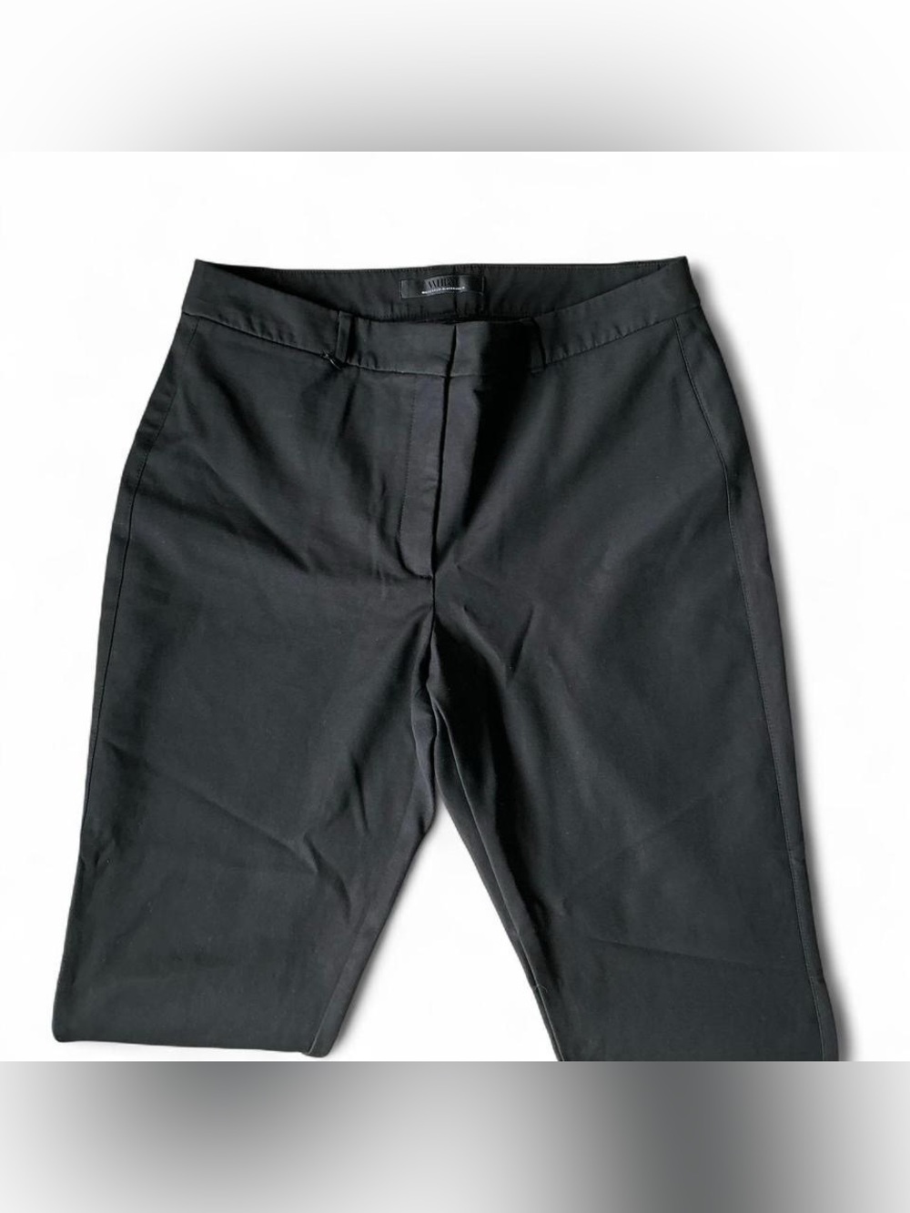 White House Black Market Black Straight-Leg Women's Pants